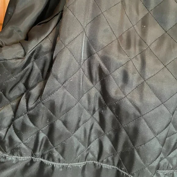 Jones New York Collection Classic Pea Coat EUC Sz 12 Black - Picture 12 of 12